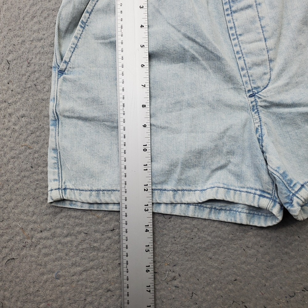 Gap Shorts Womens Small Blue Denim Ultra Soft Light Wash Elastic Waist Pull On - Picture 3 of 9